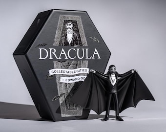 Edward Gorey Dracula Collectable Art Toy I Collectible Design Literary Literature Bram Stoker Classic Gothic Vampire Halloween Gift