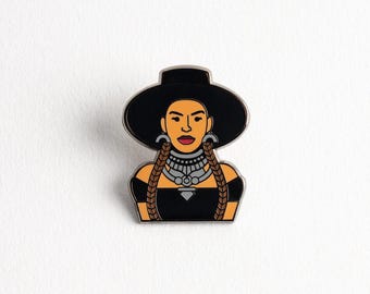 Broche en émail Formation I, objet de collection, musique pop, paillettes, Swiftie Beyonce