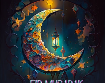 Eid-kaarten, assortiment van 3 stuks | Eid Mubarak-kaartenbundel | Wenskaarten voor Eid | Afdrukbare kaarten| Moderne Eid-kaart | Digitale kaart