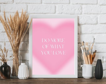 Aura Affirmation Print - Soft Pastel Wall Art (Digital Download)