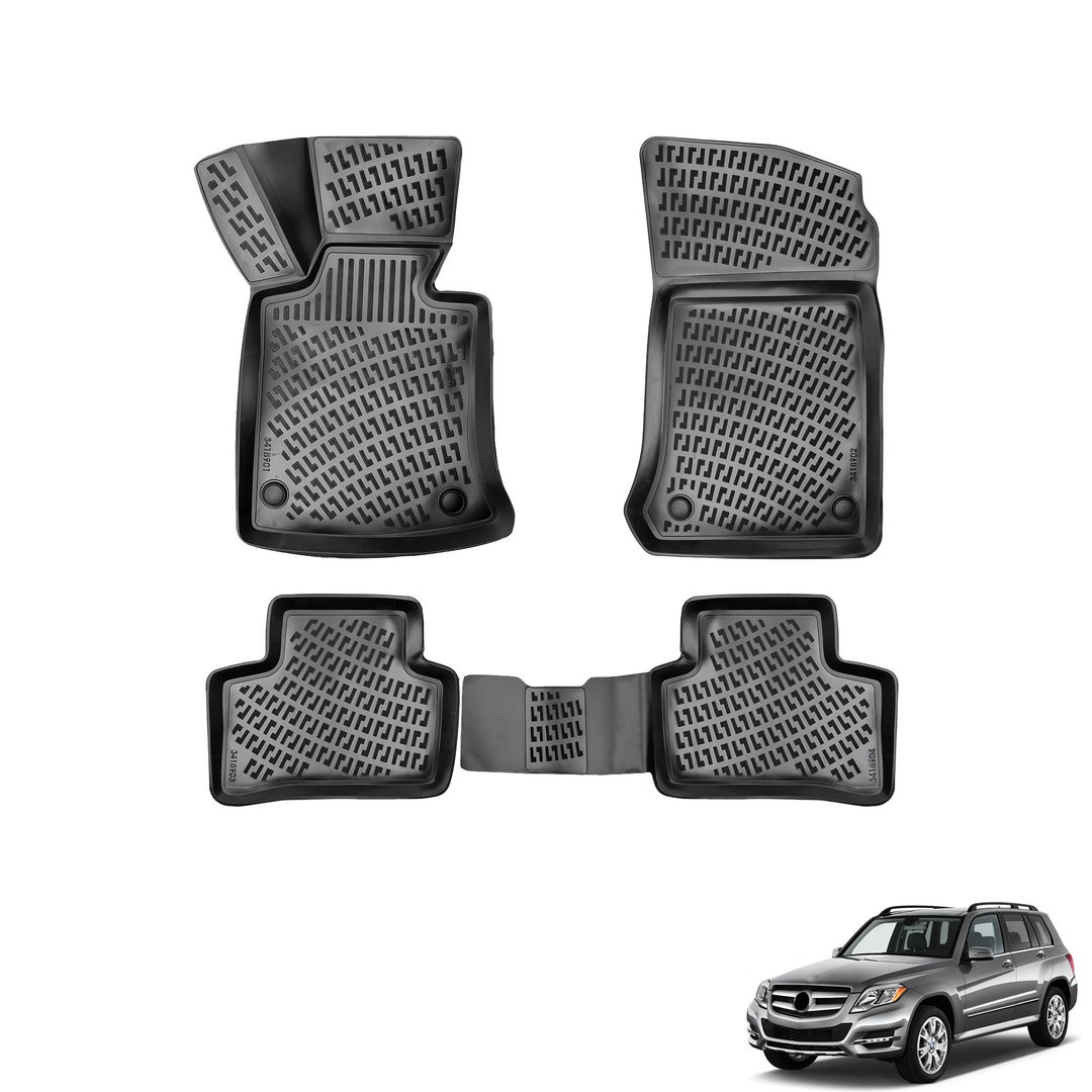 Fits Mercedesbenz GLK 20082015 Floor Mats Front & Rear All Etsy