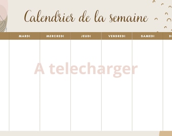 calendario settimanale - calendario settimanale