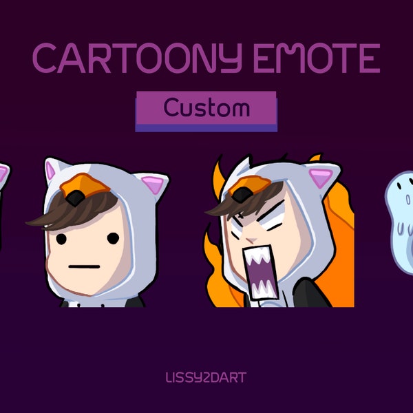 Custom Cartoon Emotes Make Your Own Cartoon Emotes