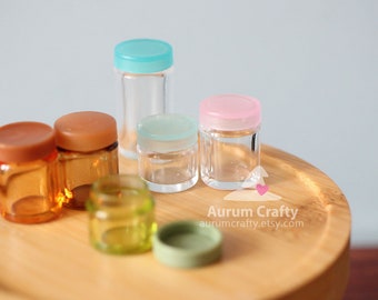 Handcrafted silicon mould, mold of resin mini container with smooth surface and transparent color