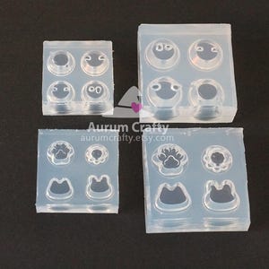 Handcrafted Miniature Silicone Mold for Resin, Cute Animal Pudding Variety Pack