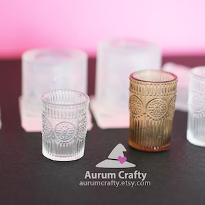 Miniature Resin Glass Mold | Tiny Sun Pattern Silicone Mold for Food Replica, Diorama, Dollhouse Crafts