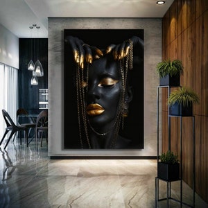 Ethnic Canvas Art, Women Wall Art, Canvas Wall Art, Ethnic Women Wall Art, African Women Wall Art, Colorful Women, Gifts For Her
