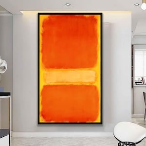 Mark Rothko  Canvas, Mark Rothko Print, Museum Exhibition Poster, Modern Art,Expressionism Painting, Abstract Wall Art,Reproduction wall art