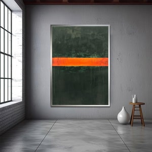 Mark Rothko Inspired Canvas Art - Vibrant Expressionism Reproduction for Wall Decor , mark rothko production ,modern wall art , abstract art
