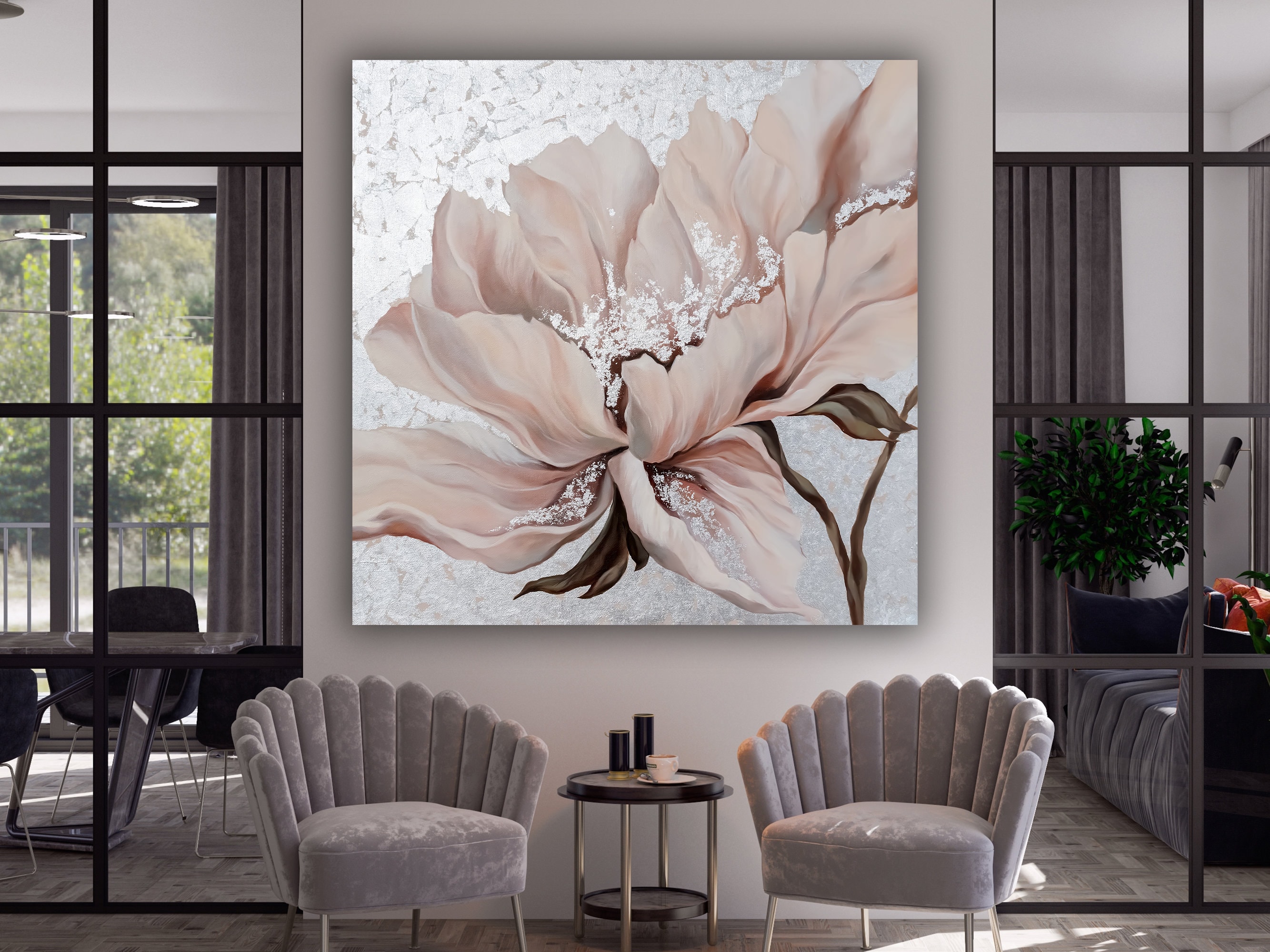 White Rose Photography, Rose Lover Gift Wall Decor, White Rose Canvas, Rose Artwork, Floral Art Canvas,  White Wall Art