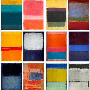 Mark Rothko Reproduction Canvas Wall Art Print,Modern Wall Art,Rothko Wall Art,Mark Rothko Print,Mark Rothko Painting