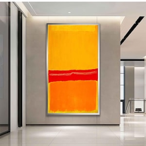 Mark Rothko  Canvas, Mark Rothko Print, Museum Exhibition Poster, Modern Art,Expressionism Painting, Abstract Wall Art,Reproduction wall art