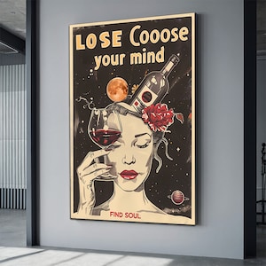 Vintage Poster, Vintage Wall Art, Retro Poster Print, Vintage Art Print, Music Poster