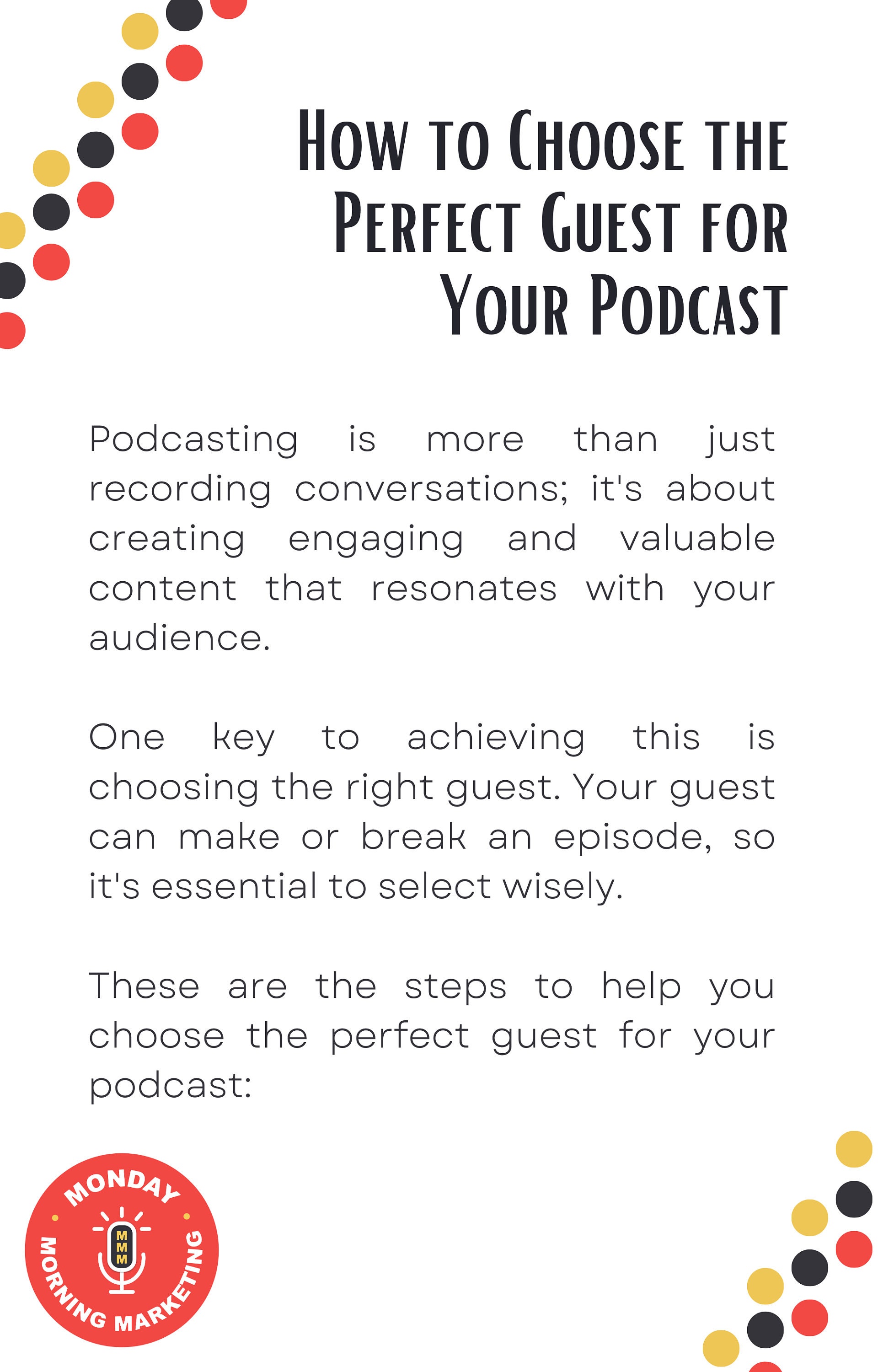 How to Choose the Perfect Guest for Your Podcast - Etsy