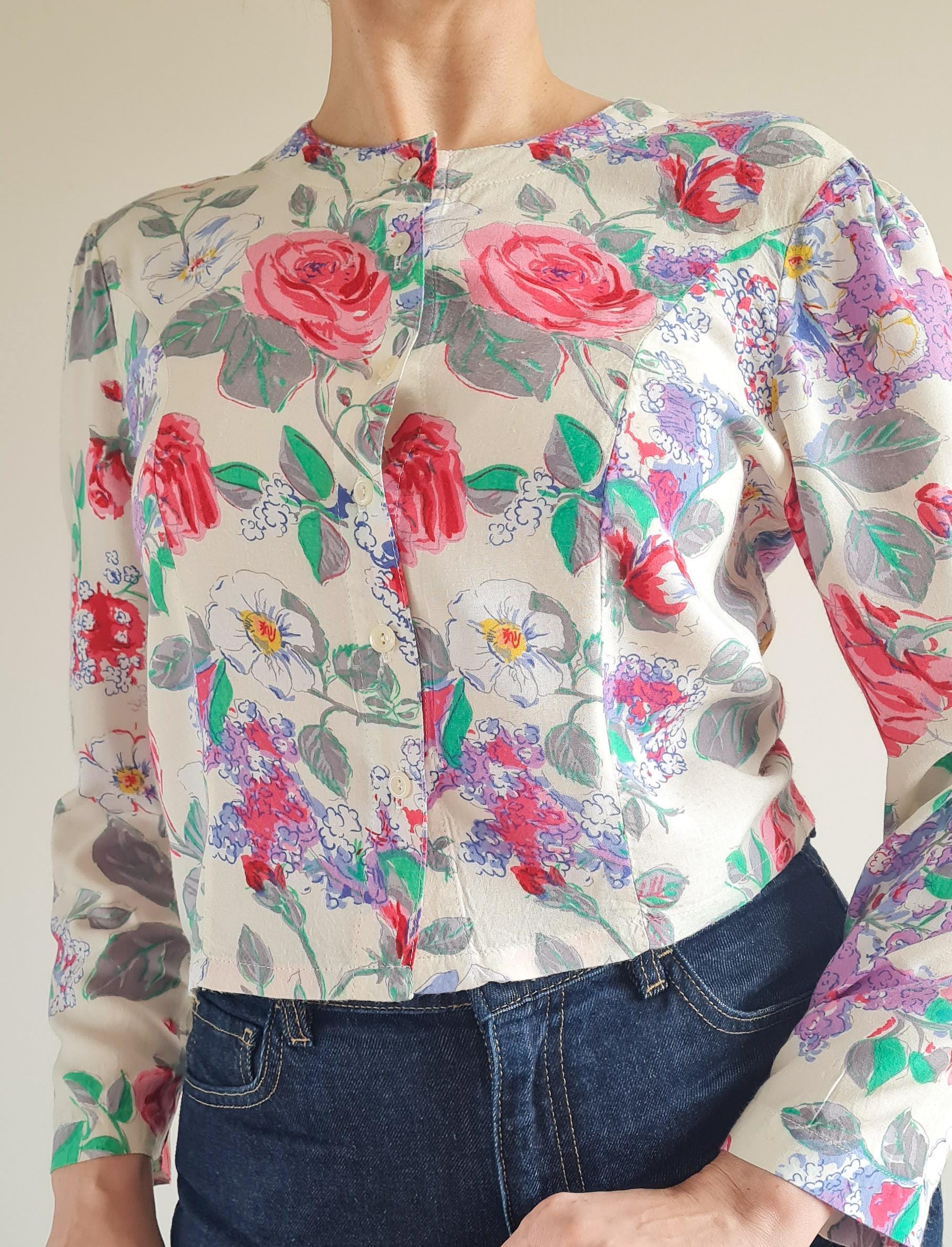 Rene Derhy Blouse - Etsy