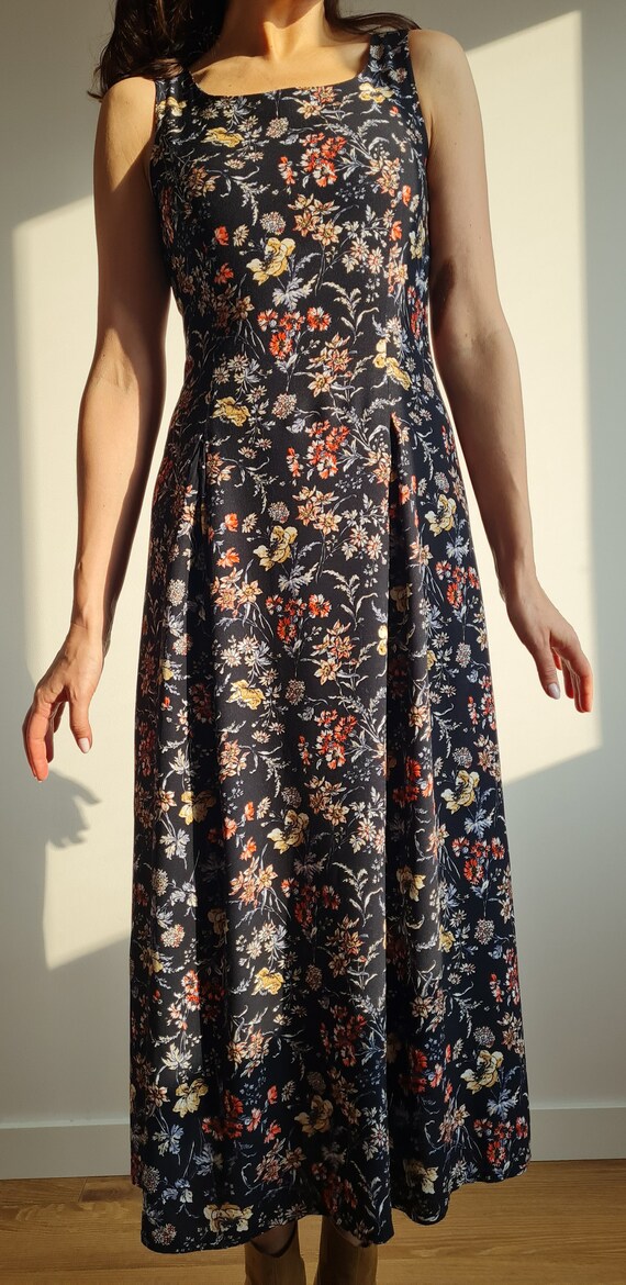 Vintage LAURA ASHLEY floral maxi dress|90s flower… - image 2