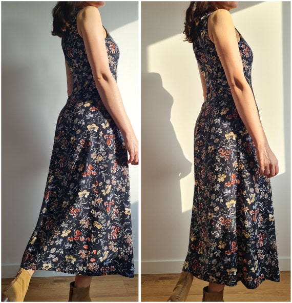 Vintage LAURA ASHLEY floral maxi dress|90s flower… - image 6