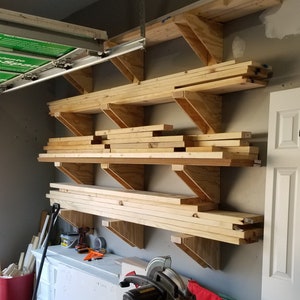 Garage Shelving Wood Storage - Build Plan