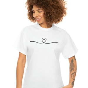 Heart Unisex Heavy Cotton Tee