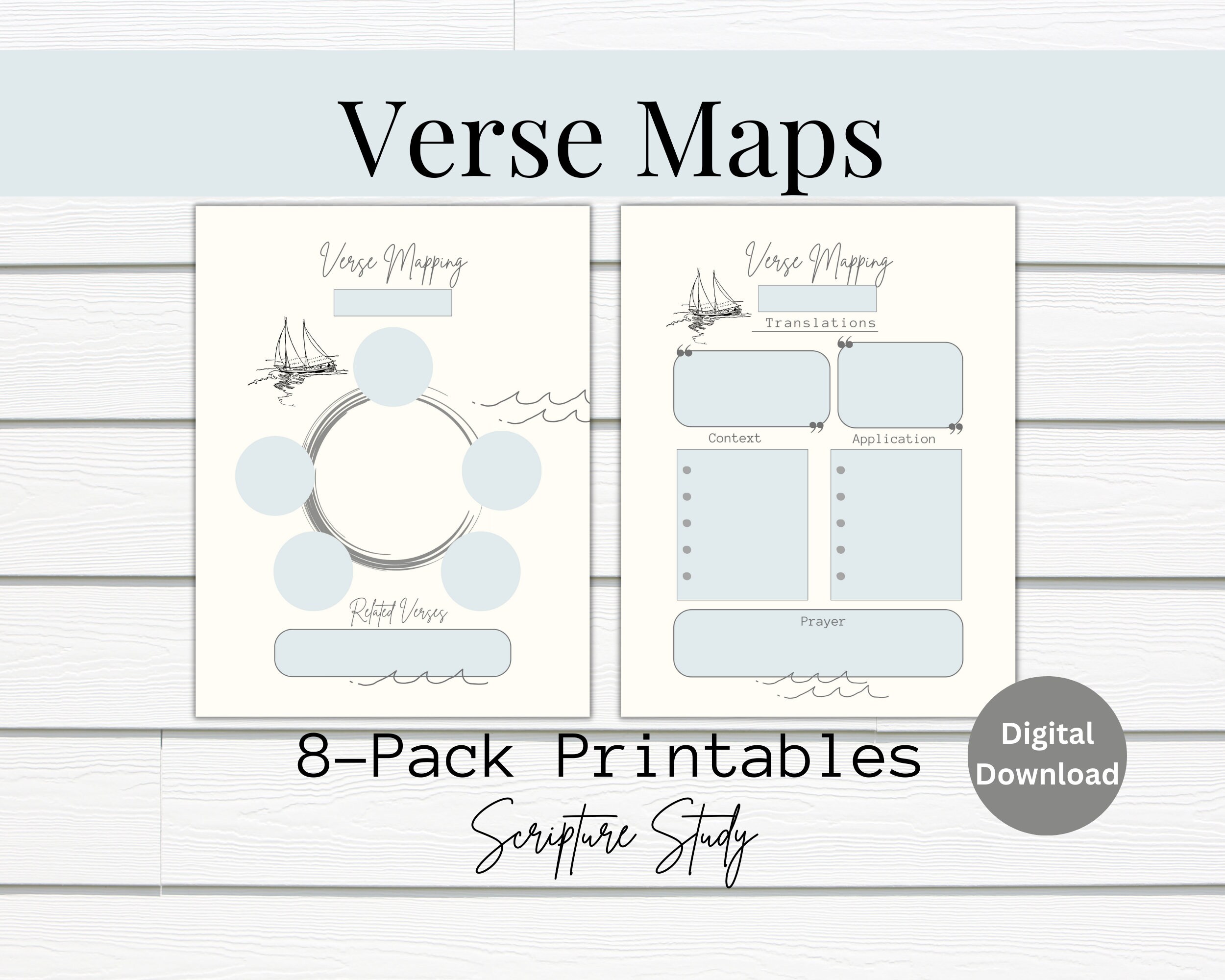 Verse Mapping - Etsy