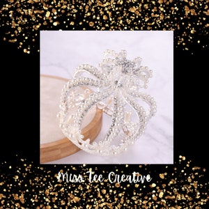 Mini Krone Tortendeko Barocke Krone Cake Topper Royal Headpiece
