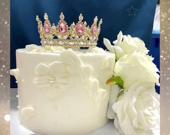 Royal Crown Cake Topper crown cake decoration rhinestone crown cake topper princess cake topper