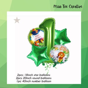 Decorazione per feste Palloncino animale Buon compleanno Ragazzo Decorazione per torta