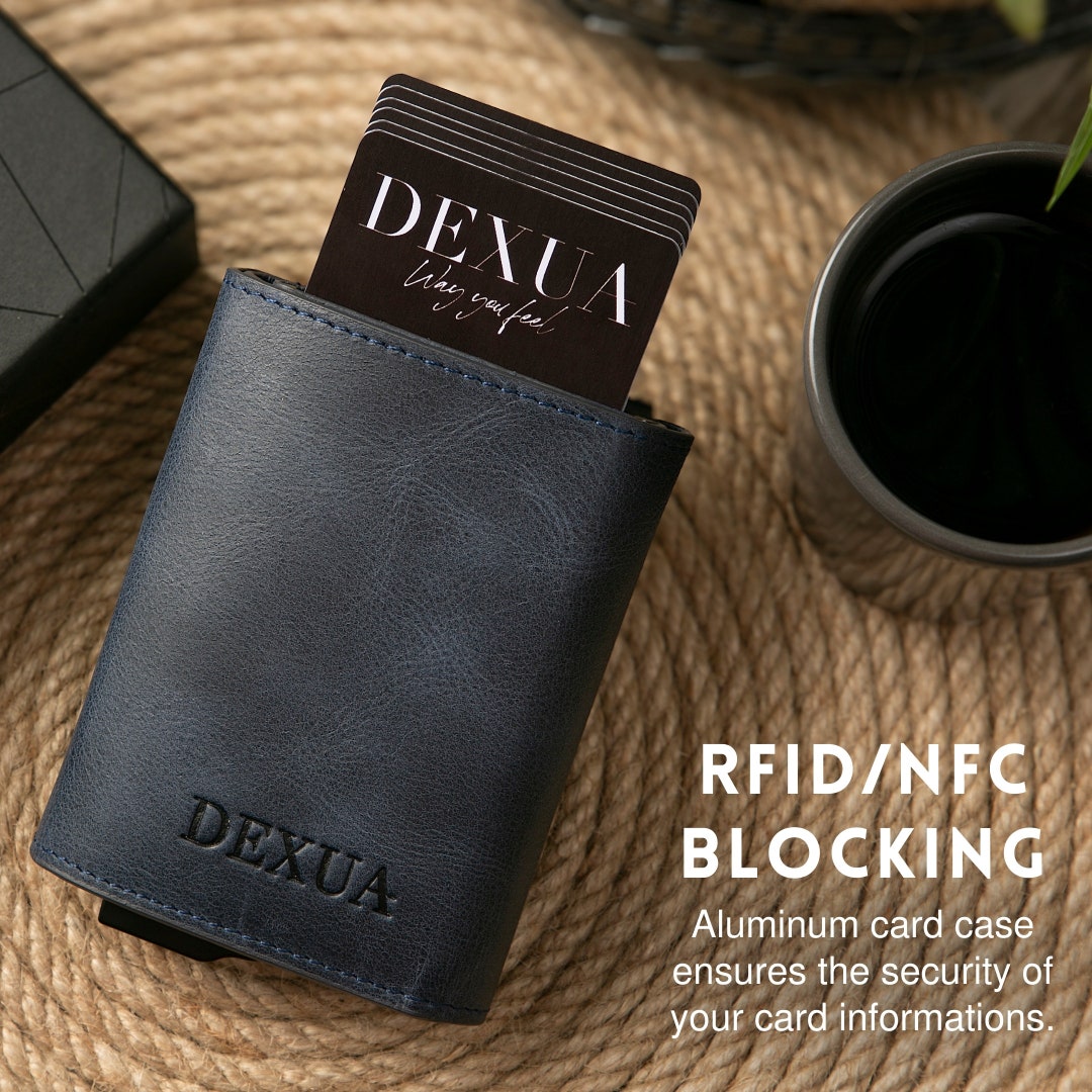 Dexua RFID Portemonnaie - Slim Mit Pop-up Kartenhal Produktbild-Vorschau 3