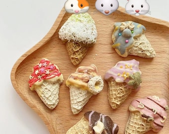 Hamster Ice Cream Treats: Healthy Homemade Rat Food, No Flour (4ct)