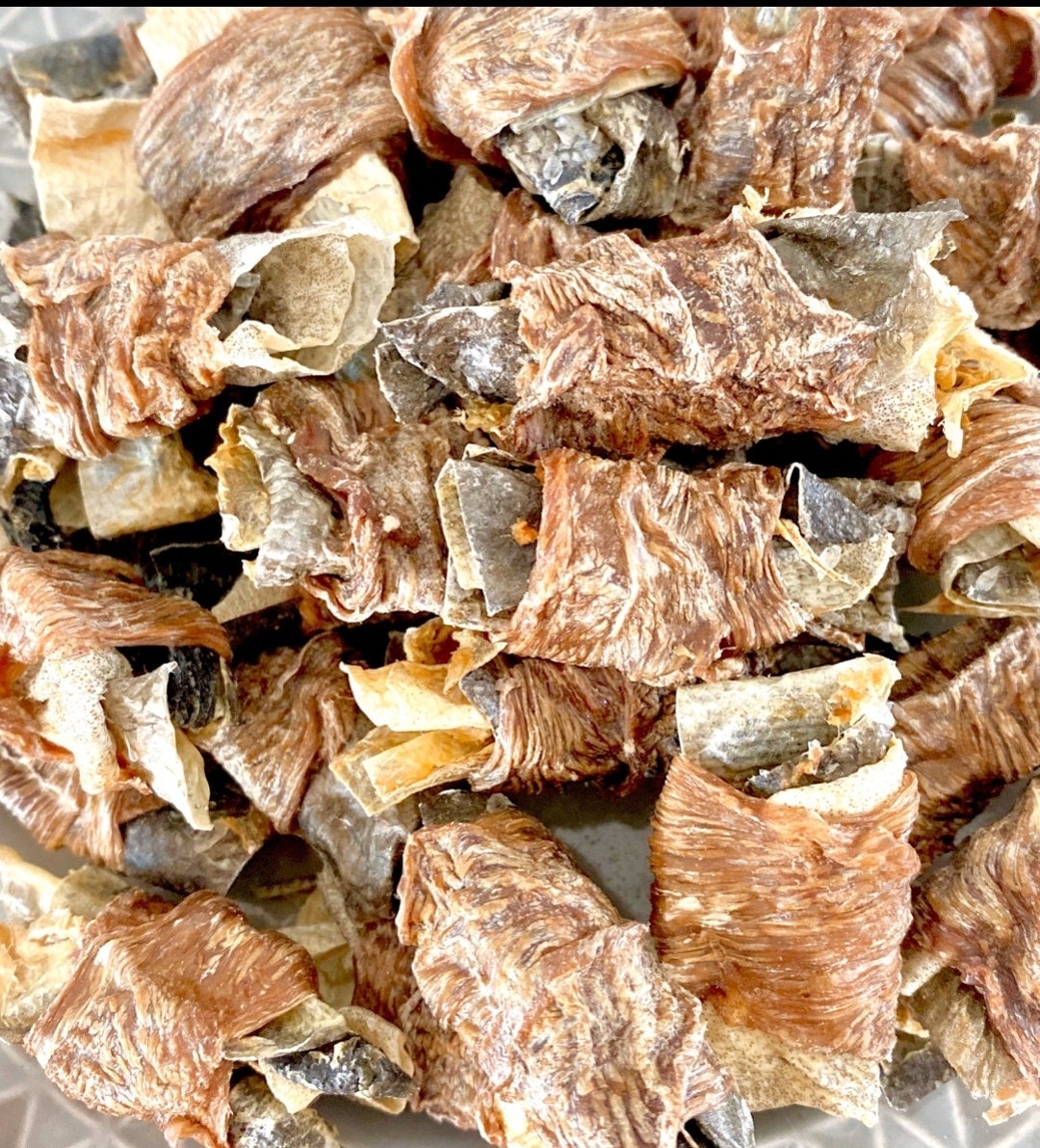 Duck Cod Fish Skin, Homemade Healthy & Clean Dog/cat Treats, dual