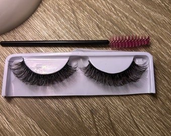 Handmade Classic Volume Brown Strip eyelashes