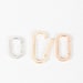 14K 18K Solid Gold Elongated Enhancer, Oval Clasp for Charm Holder ...