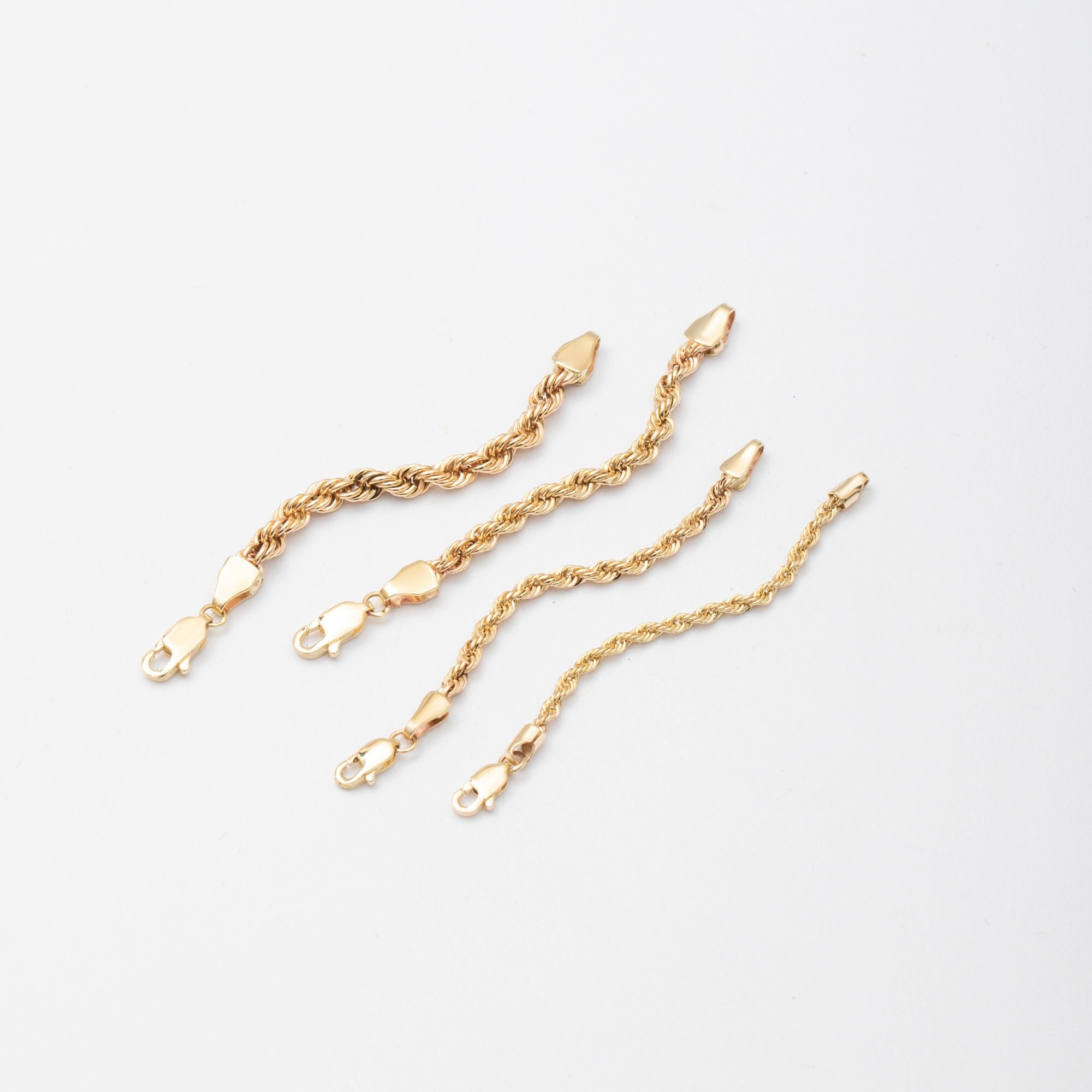 20pcs/lot 50mm/70mm 5*4mm Tone Extended Extension Tail Chain Necklace Tail  Chain Connector Findings For Bracelet Base Tray