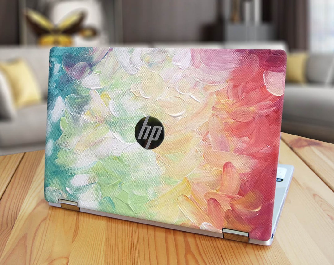 Hp Laptop Skinhp Envy Skinpainting Marblehp Laptop Etsy