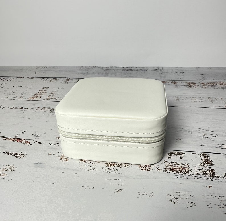 personalisierte Schmuckkästchen Schmuckschatulle Schmuckbox Weiß