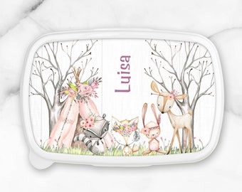 personalisierte Lunchbox Brotbox mit Namen