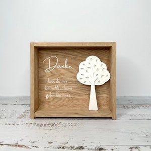 Decorative element made of wood farewell gift for teachers educators