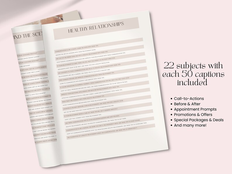 Life Coach Instagram Captions, Life Coach Instagram Content Guide, Life