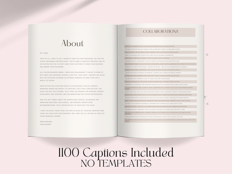 Life Coach Instagram Captions, Life Coach Instagram Content Guide, Life