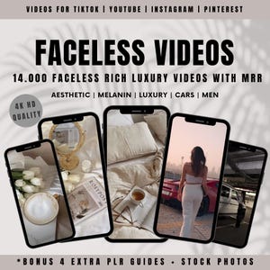 14000+ Faceless Aesthetic Luxury Video Reels |  Boss Babe Story | Master Resell Rights MRR & Private Label Rights | PLR DFY
