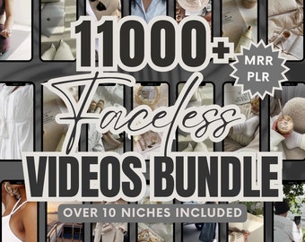 11000+ Faceless Videos Bundle | Lifestyle | Motivation | Luxury | Instagram Reels
