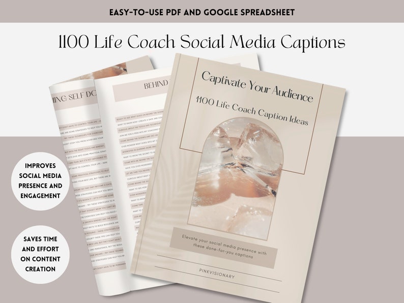 Life Coach Instagram Captions, Life Coach Instagram Content Guide, Life