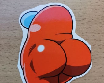 Sussy spaceman sticker