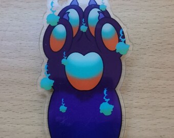 Spooky paws badge