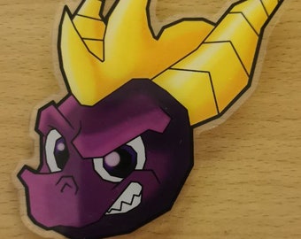 Purple dragon badge