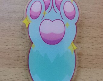 Sparkly paw badge