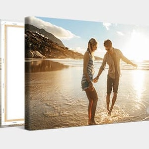 Personalised Canvas Photo Frame Fathers Day Anniversary Birthday Wedding Gift