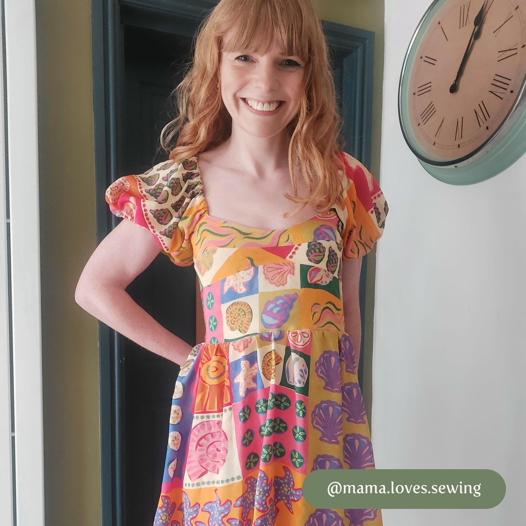 パーティードレス Daisy and Poppy Print Silk Blend Dress SJxPoppy_Look_312_trim_720x.