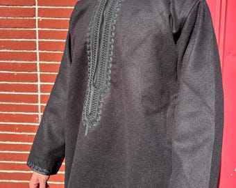 Thick Thobe for Winter | Luxurious Quality | Islamic Galabiya| Eid and Ramadan Gift| Muslim Prayer Men Thoub | Elegant Design