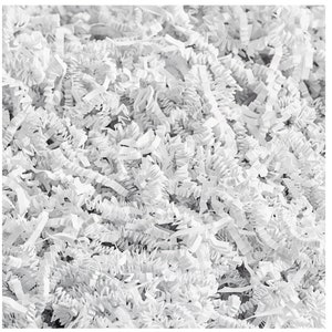 White Crinkle Paper, Void filler, Shredded paper, Gift box filler & Wrapping, Basket Cushioning, wedding gift box, Paper and Party supplies